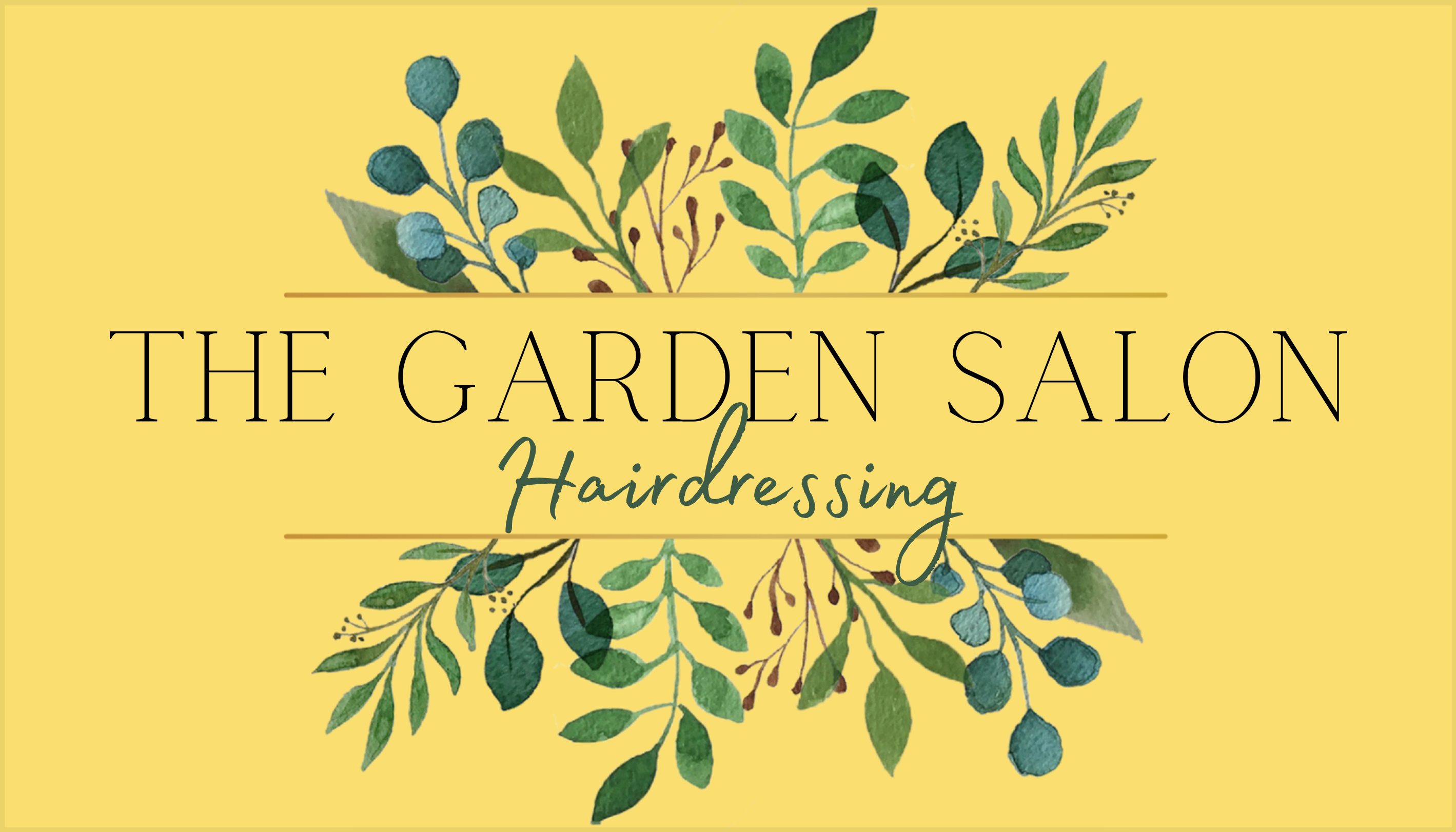 The Logo for the Garden Salon